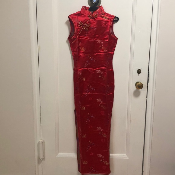 Chinese National Traditional red wedding Dress - Picture 1 of 4